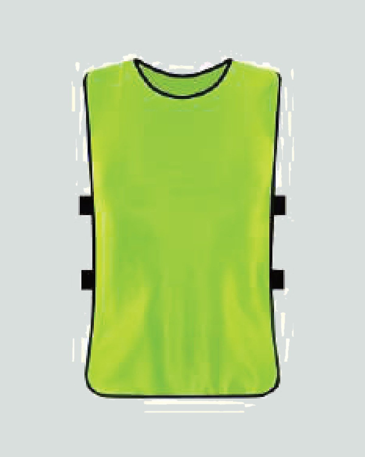 Custom training bib — plain, numbered or reversible — On Wheel International, Sialkot