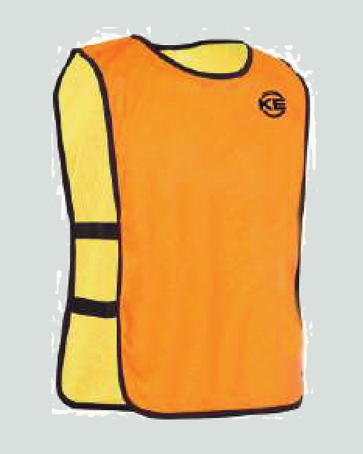 Custom training bib — plain, numbered or reversible — On Wheel International, Sialkot