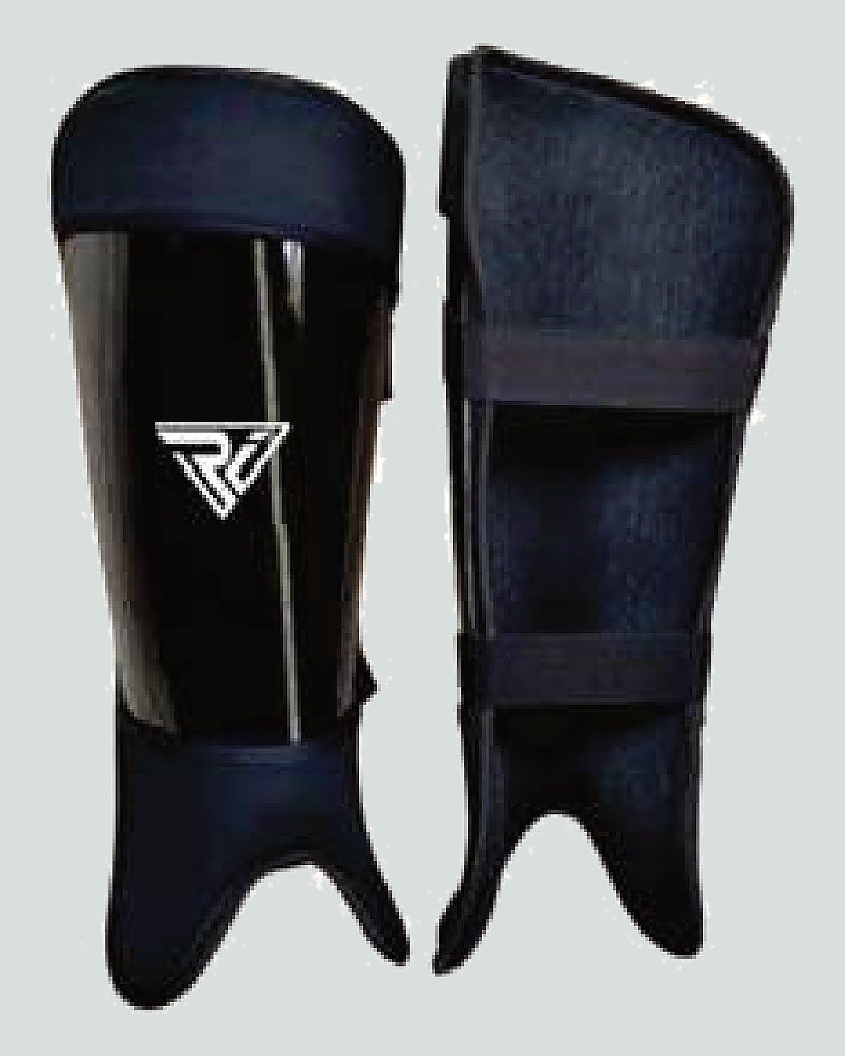 Custom shin guards — slip-in and ankle-strap builds — On Wheel International, Sialkot