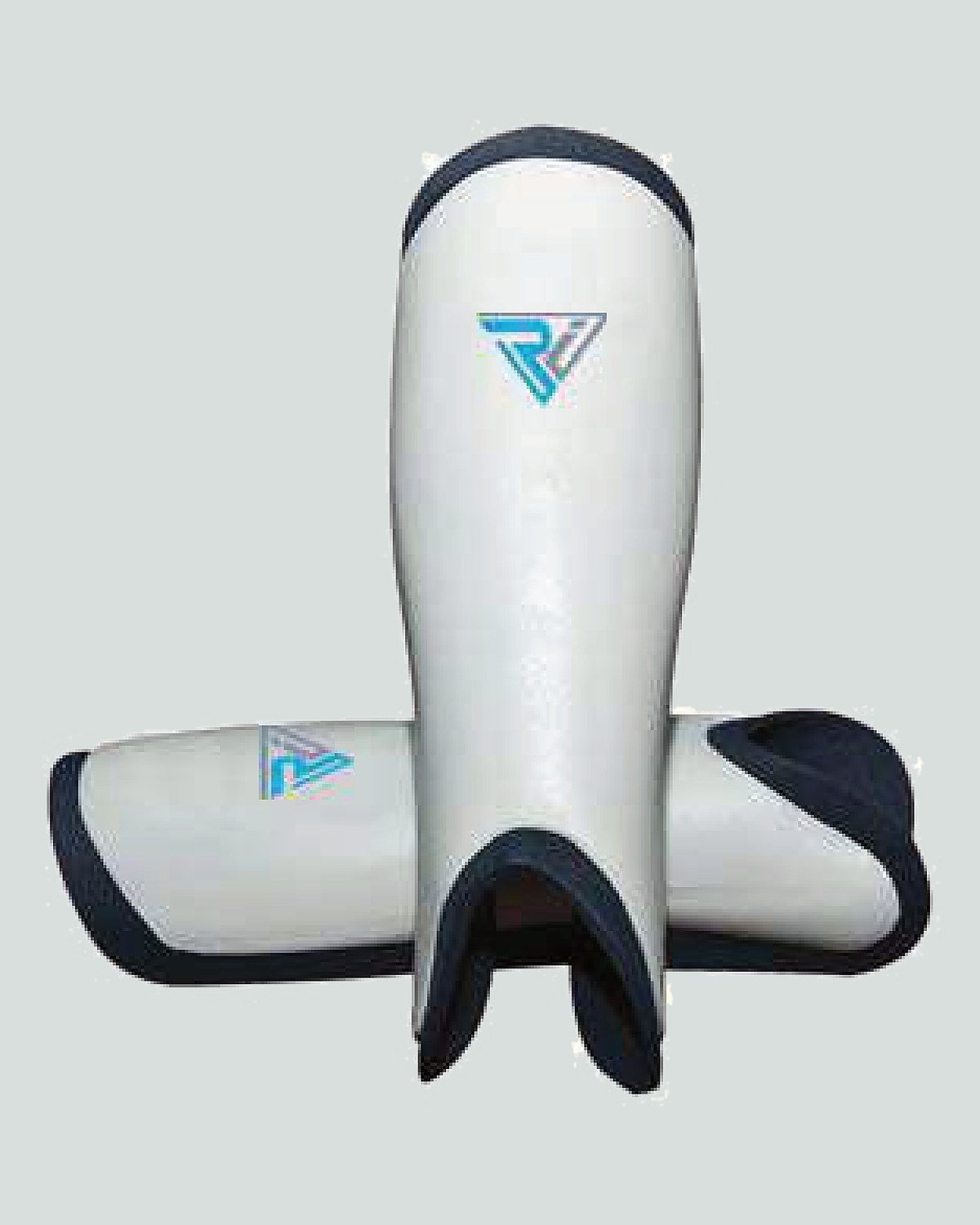 Custom shin guards — slip-in and ankle-strap builds — On Wheel International, Sialkot